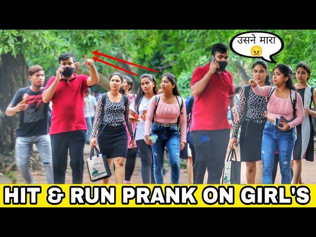 HIT AND RUN PRANK ON GIRLS || EPIC REACTIONS | PRANK INFINITY