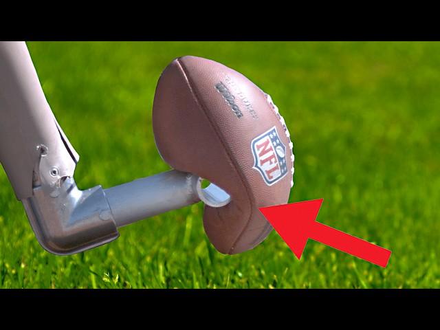 World's Longest Field Goal- Robot vs NFL Kicker