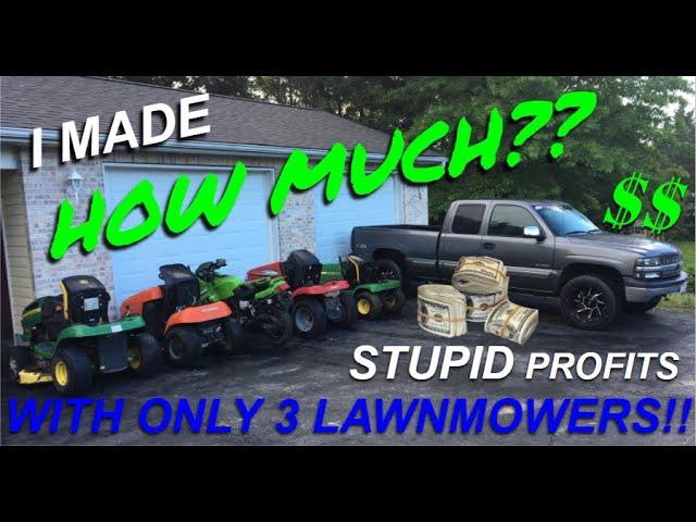 MAKE STUPID MONEY FLIPPING LAWNMOWERS!! (*BEST SIDE HUSTLE*)