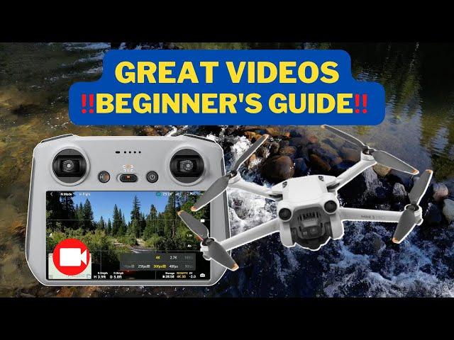 How I Take Great Videos With My DJI Mini 3 Pro! Geoff Brabec Teaches In This Detailed Video!