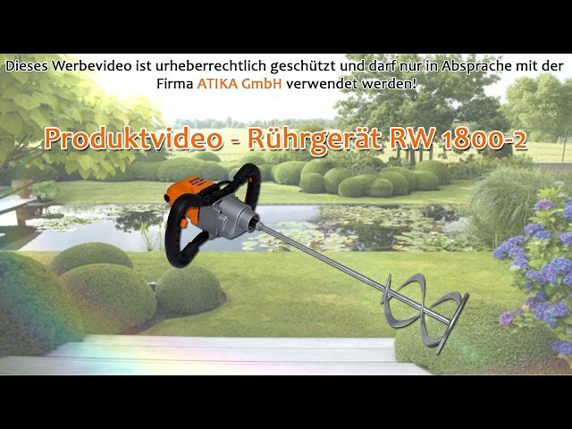 ATIKA Produktfilm - Rührgerät RW 1800-2