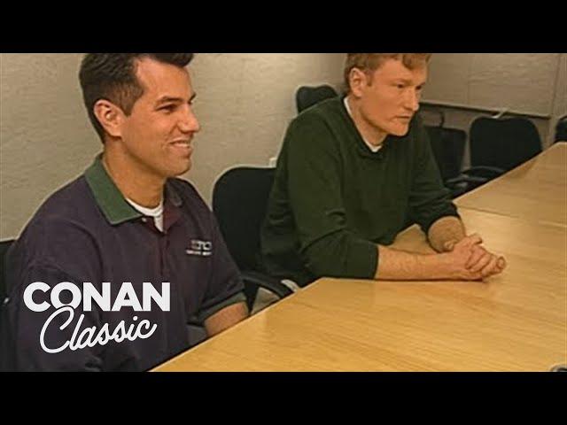 Conan Gives Hilton's Furniture An Advertising Makeover | Late Night with Conan O’Brien