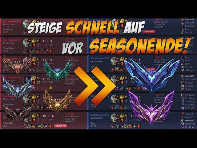 Garantiert im Ranked aufsteigen, durch 5 einfache Regeln! League of Legends Season 2022