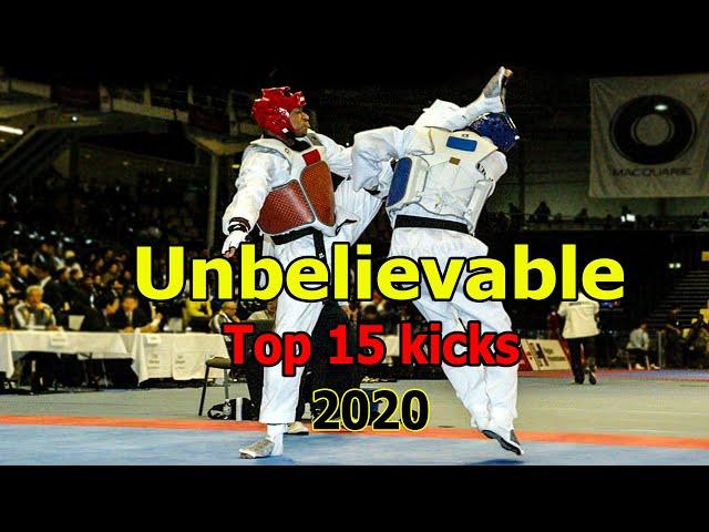 Unbelievable Taekwondo | Top 15 CRAZY KICKS ko highlights 2020