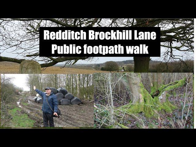 Redditch Brockhill Lane Public Footpath Walk