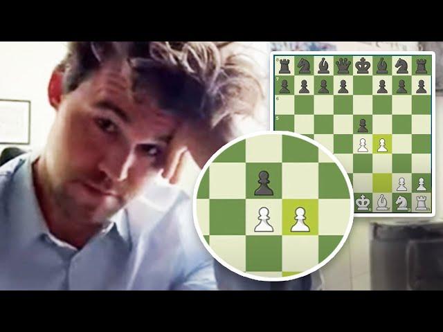 Magnus Carlsen Plays KING'S GAMBIT and SPENDS ONLY 1 MINUTE to BEAT Grandmaster Le in Blitz Game