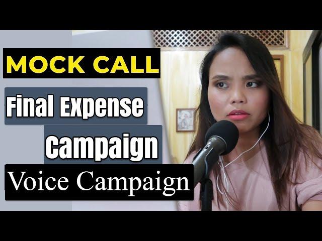 Mock Call (Final Expense Campaign) / Call Center #learn  it away