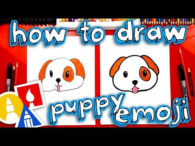 How To Draw The Puppy Emoji 