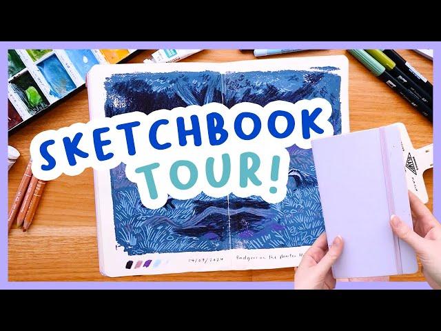 Another finished sketchbook! Royal Talens Sketchbook Tour 