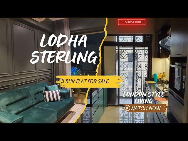 Lodha Sterling Thane 3 bhk #3bhkflat #thane #lodhathane