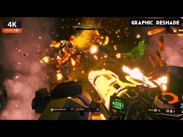 Deep Rock Galactic #28 CO-OP Online Glyphic Crassus Detonator Gold Gameplay 4K Graphic Reshade %