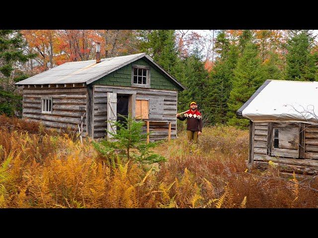 Overnight in Strange Cabin Lost to Time (No Access, Hike-In Only)