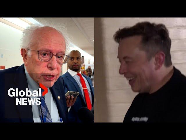 Bernie Sanders says it's clear Elon Musk is now "running the United States government"