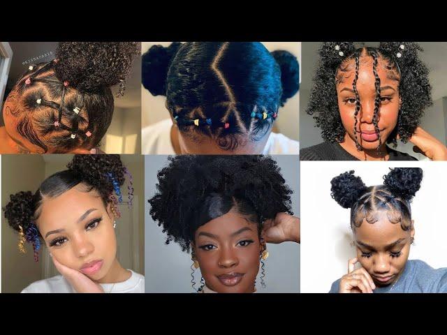 2024~Cute and Easy Natural Curly hairstyles compilation  #curlyhairstyles #compilation