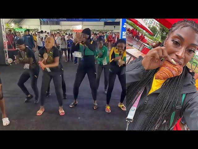 OMG Jamaicans Mash up Paris with lastest Dance moves while trying their food for the 1st time