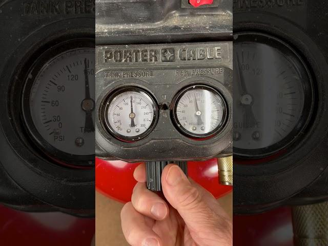 How to Adjust the Pressure of an Air Compressor #shorts