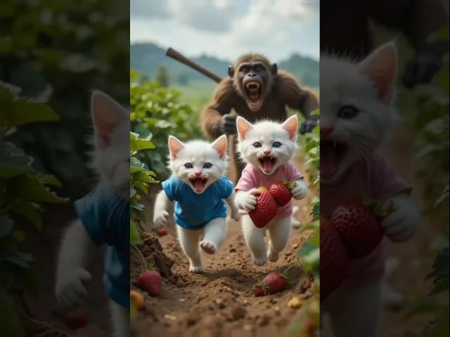 These Kittens Worked EVERY Job to Buy Books! ️ #kitten #poorcat