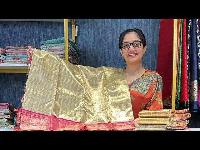 LIVE SESSION | Pure Organza Tissue Kanchipuram Silk Saree #sareelove #kanchipattu