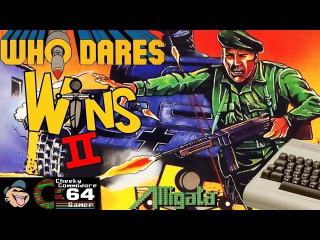 WHO DARES WINS II – Commodore 64 (1985) | Top-Down Commando-Style Action with Intense Gameplay