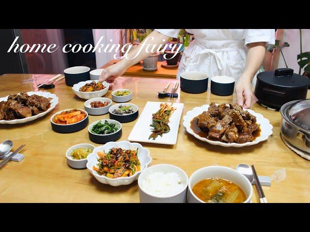 Korean Food) 10 Easy Side Dish Home Cooking Menus for a Week