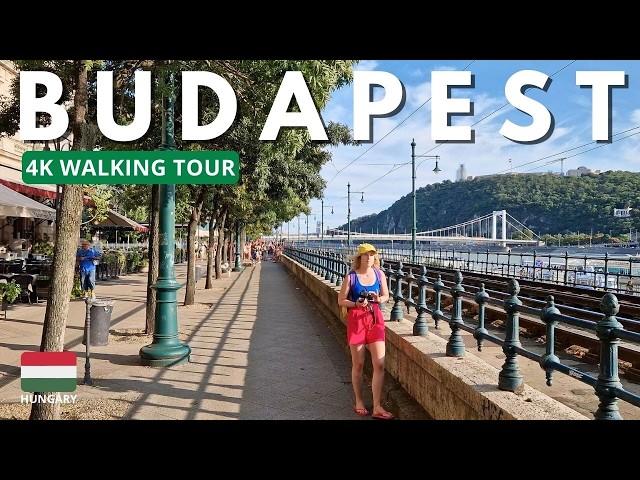 Budapest, Hungary: 4K Walking Tour | Iconic Landmarks and River Views