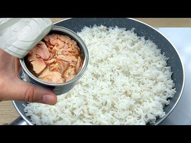 Do you have rice and canned tuna at home?2 recipes easy, quick and very tasty # 167