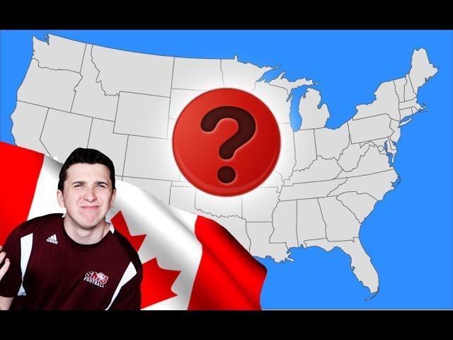 Can A Canadian Name All 50 USA States? USA QUIZ