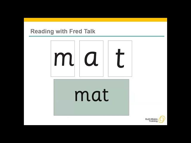 Read Write Inc. Phonics - Fred Talk