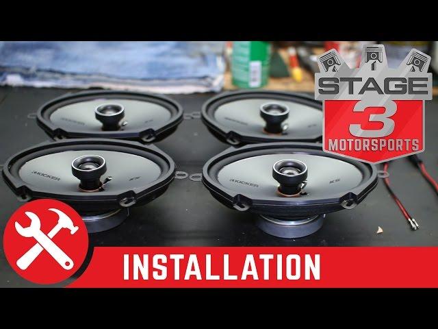 2005-2014 Mustang Kicker KS 6x8 Speaker Upgrade Kit Install