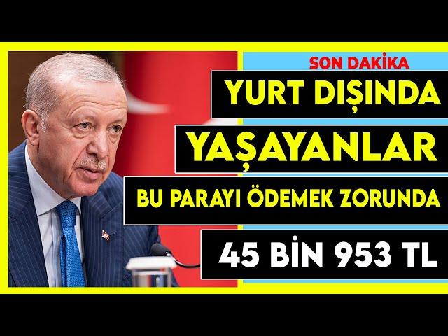 Yurt dışında yaşayanların ödeyeceği para belli oldu! NEDEN? Gazeteci Yazar Fatih Polat Açıklıyor