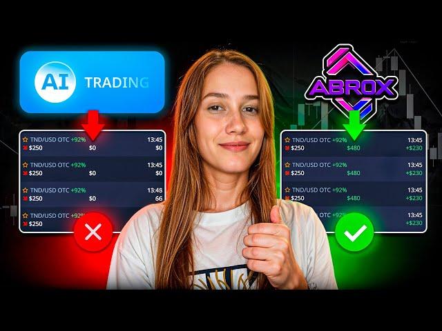 AI TRADING TRASH  USE THE ABROX BOT LINA BINARY | TRADING BOT BINARY OPTIONS | BINARY TRADING BOT