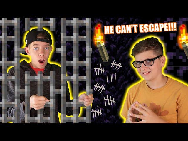 My Brothers Trapped Me In A Minecraft Prison...