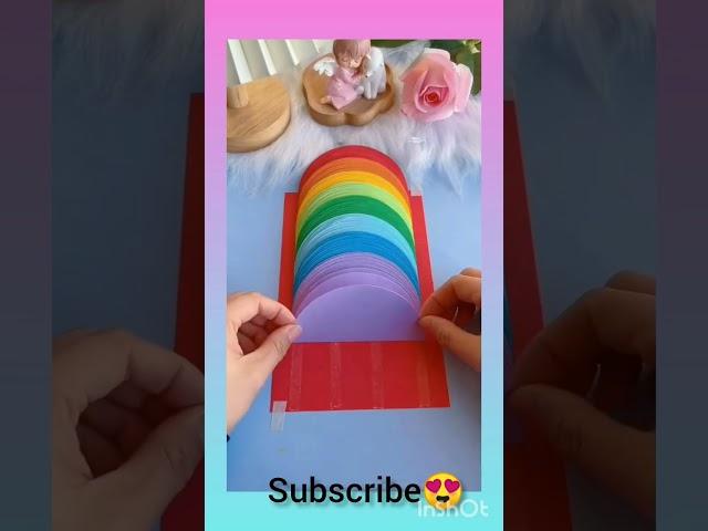 DIY Rainbow lantern   #shorts #youtubeshorts #diy #crafts