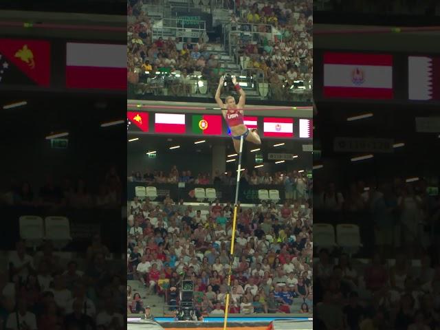 A Hollywood-like pole vault spectacle  #worldathleticschamps #polevault #olympics #trackandfield