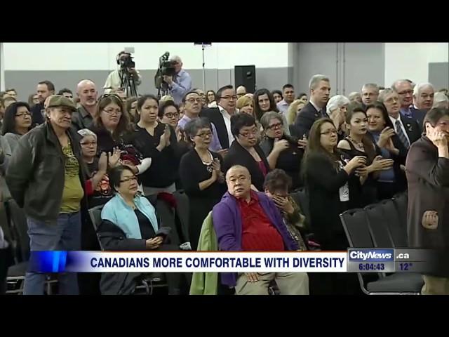 Study shows Canadians more comfortable with diversity