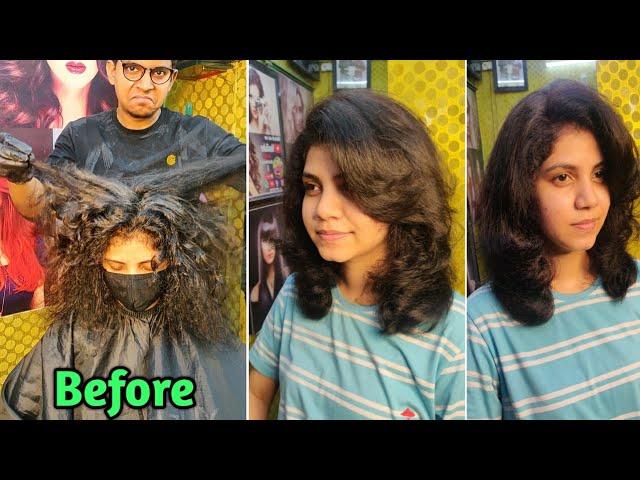 step with Layer Haircut Tutorial / Women extreme short haircut 2021 / Rohit Haircut Tutorial #shorts