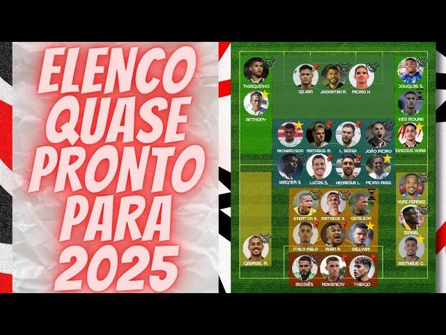 ELENCO QUASE PRONTO PARA 2025