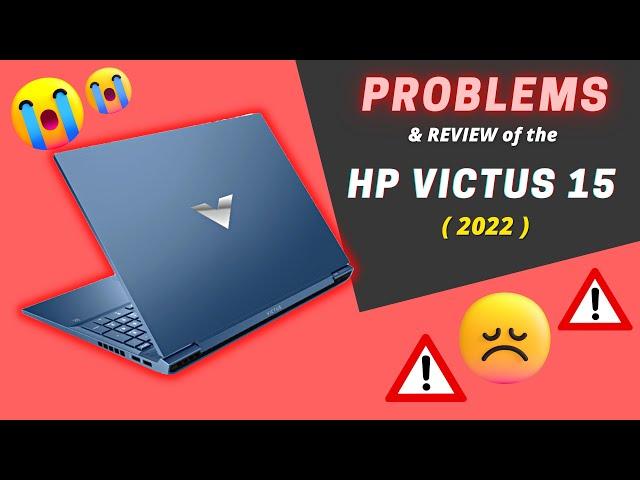 Problems in the HP VICTUS (2022) || 12450H, GTX 1650, RTX 3050 || Review 2023