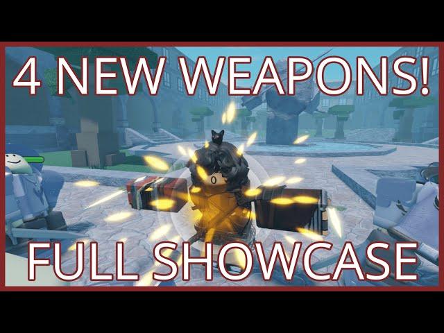 4 NEW WEAPONS! Full Showcase | Wave Defense: Overdrive