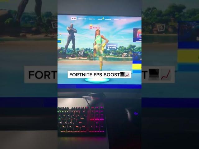 How to get *MORE FPS* In Fortnite️