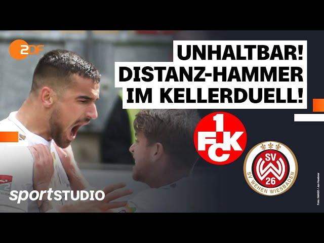 1. FC Kaiserslautern – SV Wehen Wiesbaden | 2. Bundesliga, 30. Spieltag Saison 2023/24 | sportstudio