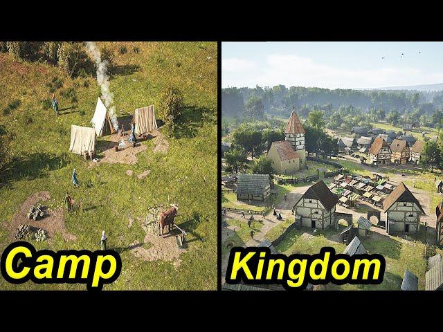 From Camp To Kingdom - Manor Lords FULL PLAYTHROUGH - Building A Medieval City