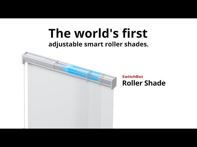 SwitchBot Roller Shade | Adjustable smart roller shades for all windows.