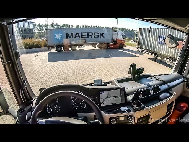 POV truck Driving MAN tgx 470  Netherlands   4k cockpit view