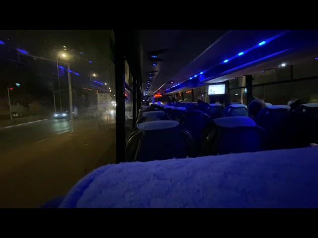 Bus Ride Ambience | Night Bus Ride Noise | 11 Hours Of Bus Sound White Noise For Sleep, Focus, Study