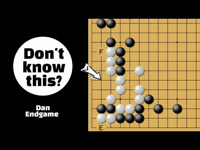 Don't know this endgame? - You must be Kyu player^^