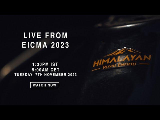 The All New Royal Enfield Himalayan At EICMA 2023. #BuiltByTheHimalayas
