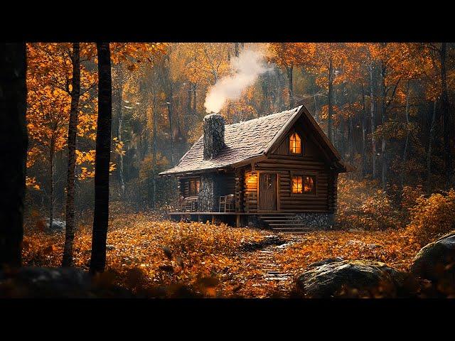 November Golden Autumn with Relaxing MusicHealing of Stress, Anxiety & Depressive ~ Autumn Scenery