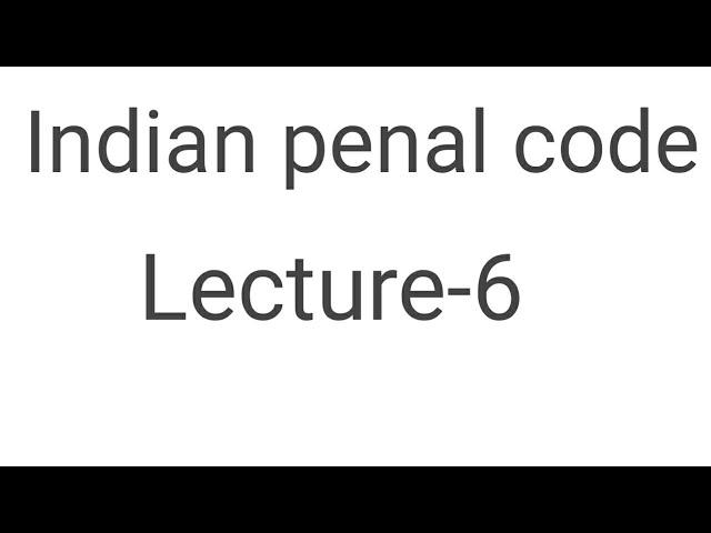 Indian penal code | target for IQ