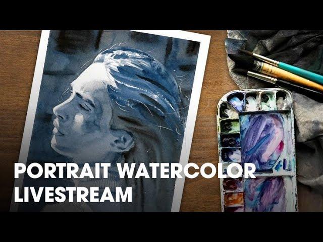 Portrait Watercolor Demo with Liron Yanconsky